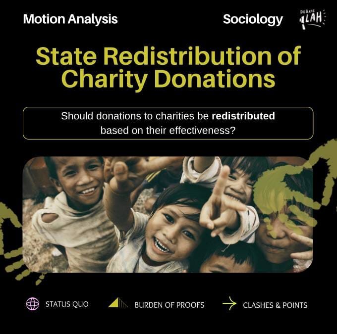 State Redistribution of Charity Donations