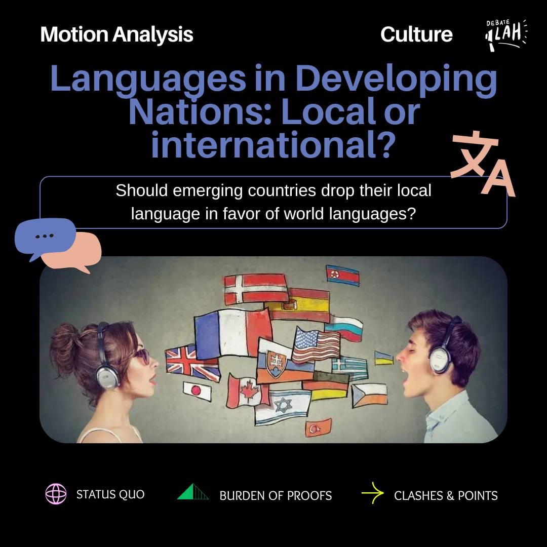 Languages in Developing Nations: Local or International?
